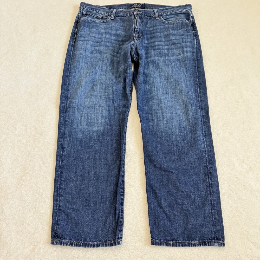 Lucky Brand 363 Vintage Straight Jeans Mens 40x30 (38x28.5) Blue Denim‎